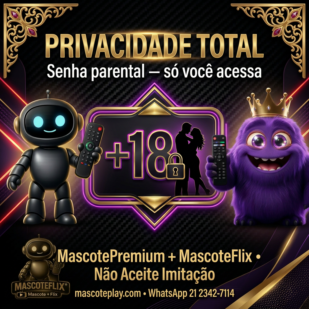 Conteúdo Adulto +18 — Catálogo Exclusivo em 4K — Mascote Premium
