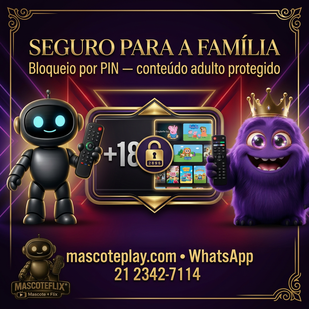 Conteúdo Adulto +18 — Apenas Maiores — PIN Protegido 4K