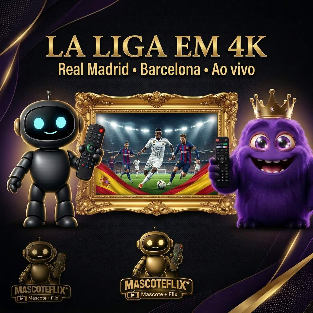 La Liga em 4K — Real Madrid, Barcelona e mais ao vivo — Mascote Premium