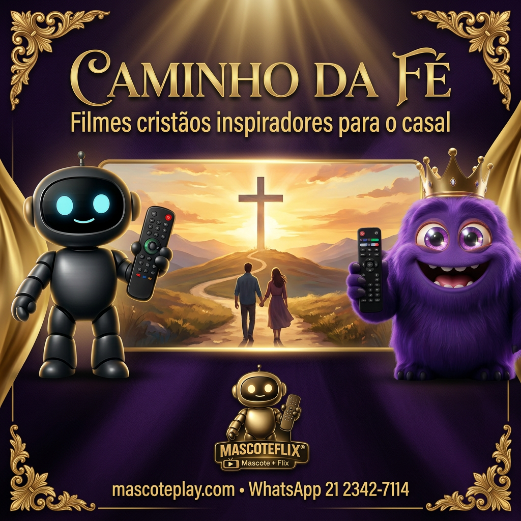 Filmes Gospel para Casal — Histórias Inspiradoras em 4K — Mascote Premium