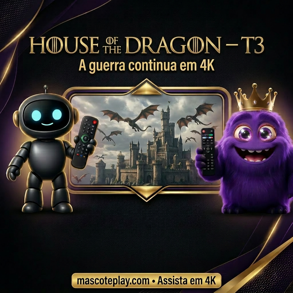 House of the Dragon — Temporada 3 — Já disponível em 4K — MascotePremium + MascoteFlix