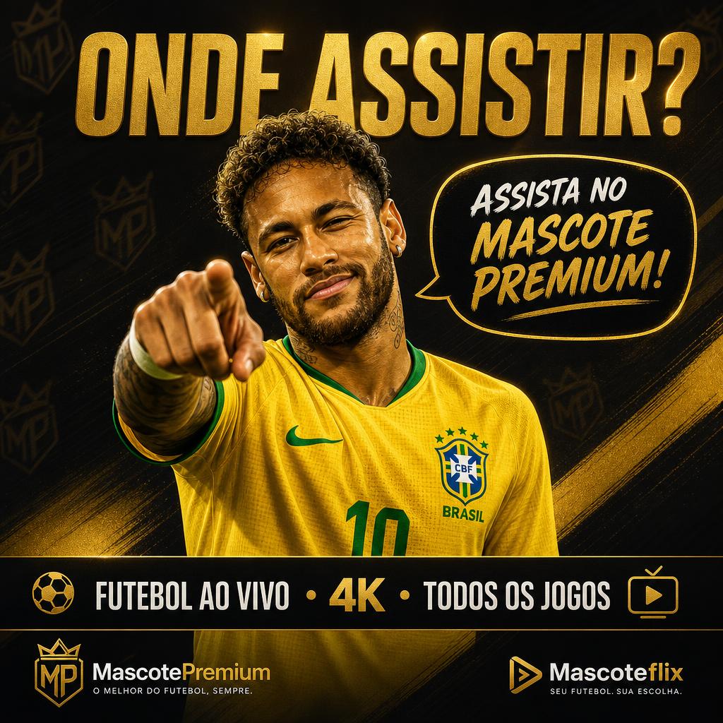 Onde Assistir Futebol Ao Vivo em 4K — Mascote Premium
