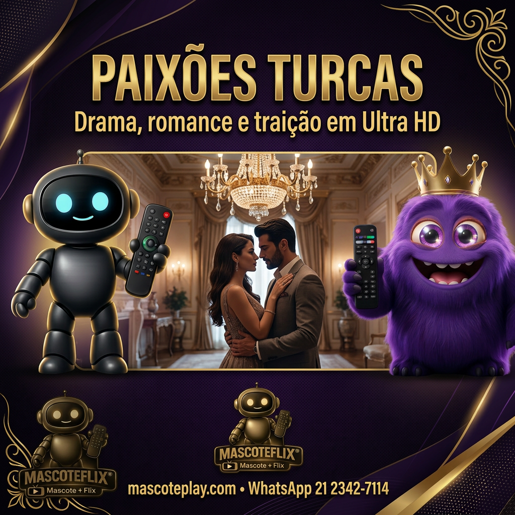 Novelas Turcas — Histórias Apaixonantes em Ultra HD — Mascote Premium