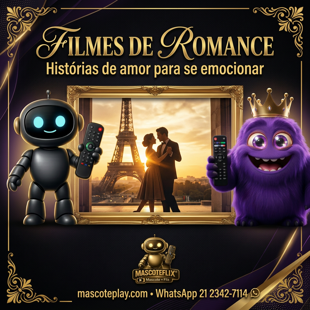 Filmes de Romance em 4K — Histórias de Amor — Mascote Premium + MascoteFlix