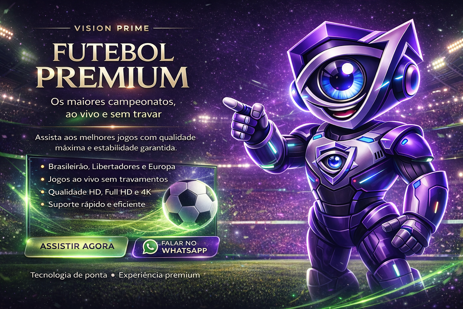 Futebol Premium - Assista aos melhores campeonatos